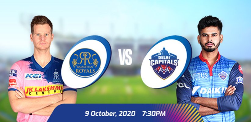 IPL 2020 RR VS DC Prediction