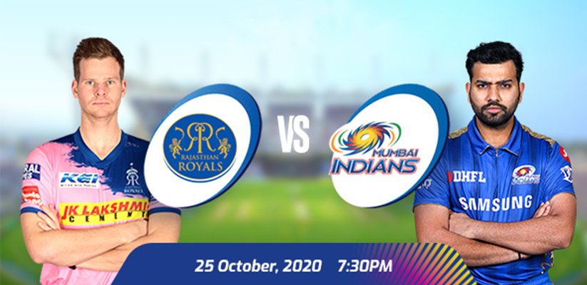 IPL 2020 RR VS MI Prediction
