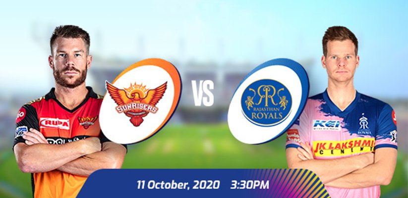 IPL 2020 SRH VS RR Prediction