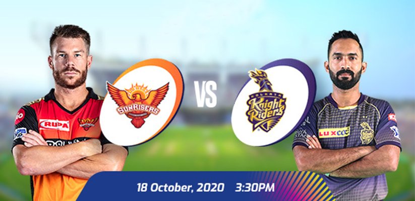 IPL 2020 SRH vs KKR Prediction