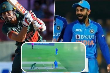 Virat Kohli of fake fielding