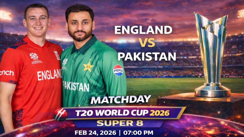 England vs Pakistan Super 8
